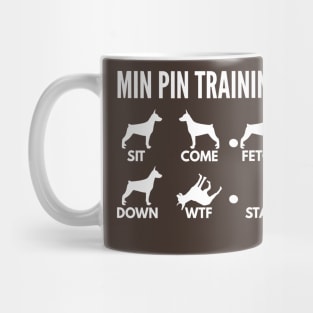 Min Pin Training Miniature Pinscher Dog Tricks Mug